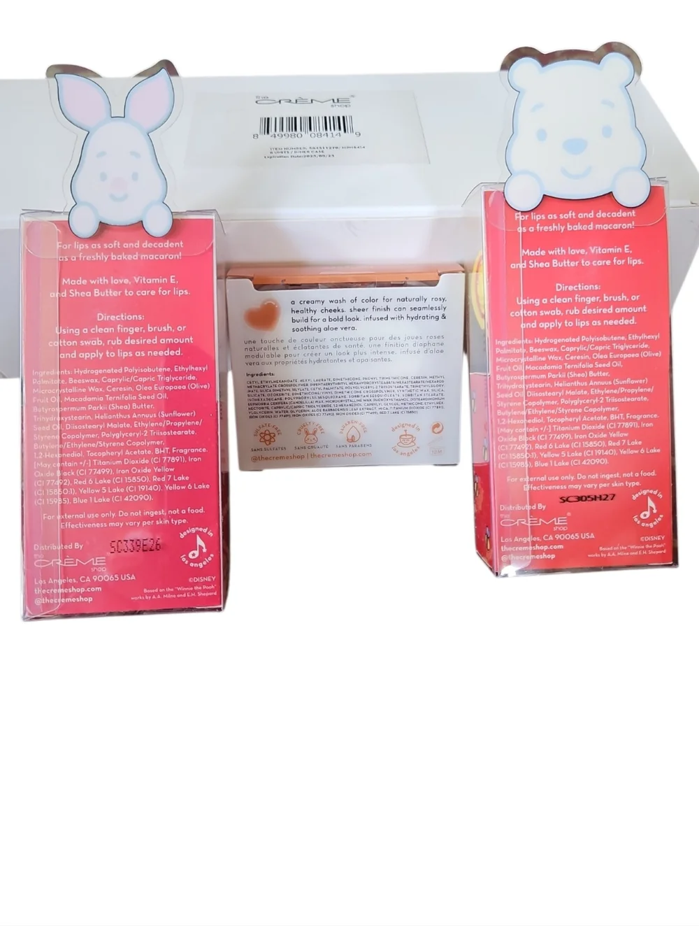 The Crème Shop x Disney Winnie the Pooh Bundle | 3pc Lip & Blush Set | NWT